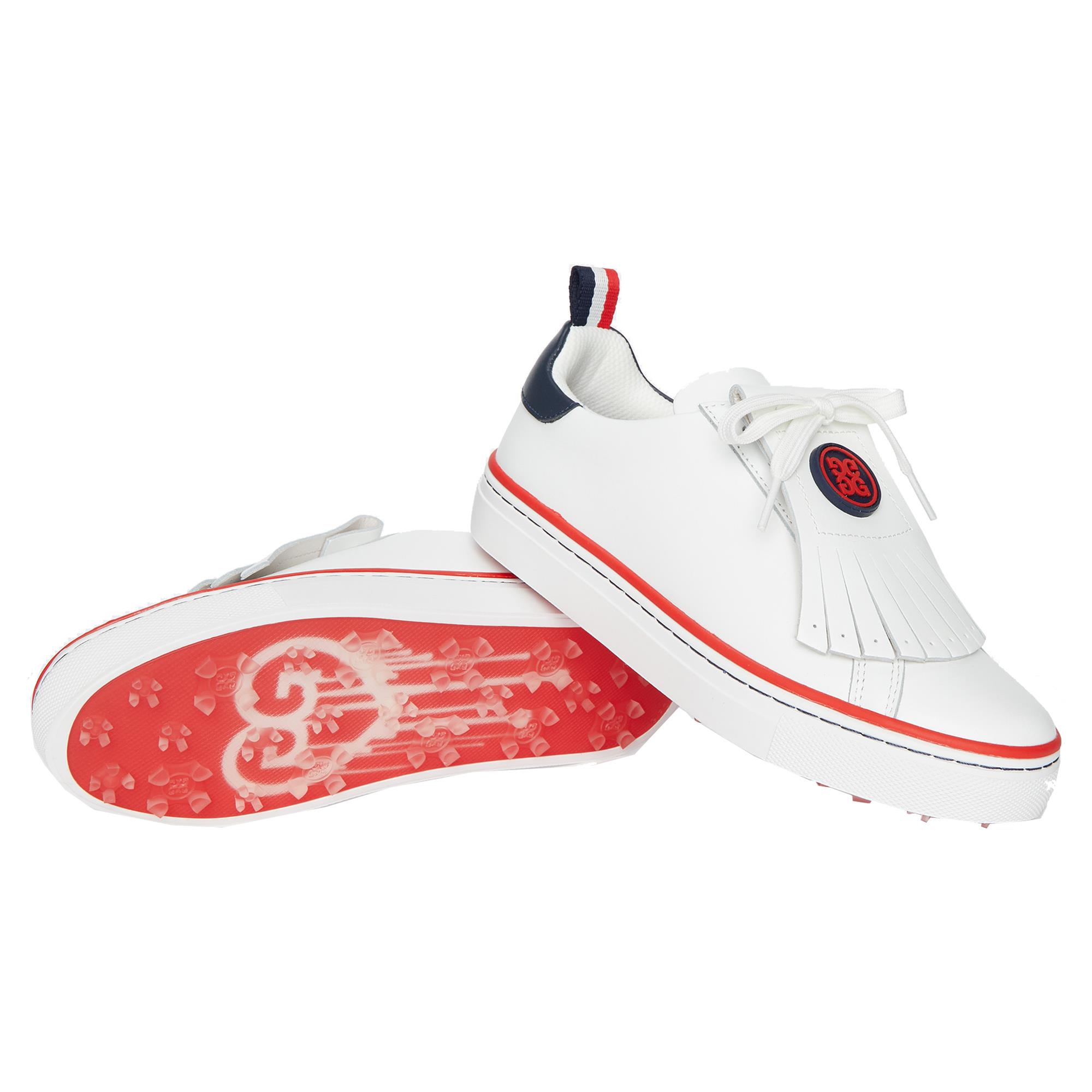 Ladies G/FORE Contrast Accent Kiltie Durf Ladies Golf Shoes Snow